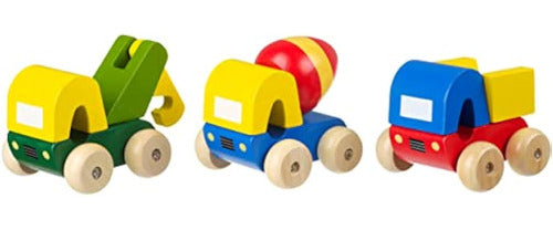 Orange Tree Toys Juego De 3 Primeros Camiones 0