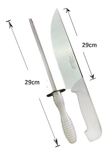 Eldorado IMEX Butcher Knife Kit 26cm + Sharpener 1