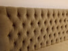 Padded Velvet Headboard with Diamond Stitching 0