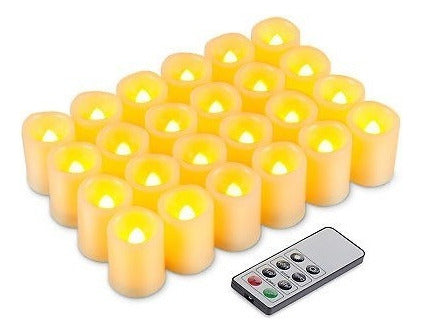 Kohree 24 X Flameless Flickering LED Tealight Candles 1