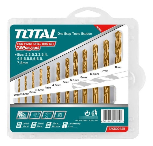 Total Set Mechas Para Metal - 12 Pcs Professional 0