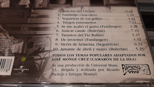 El Camaron De La Isla - Venta De Vargas -cd Europeo  España 1