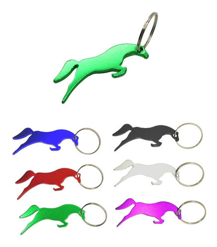 Nail Vinyl's Keychain Bottle Opener Horse Souvenir in Metal 2