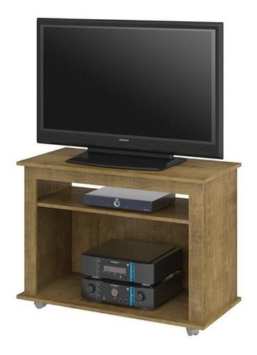 Soluzione Rack Mueble TV Con Ruedas 90x39x68 0