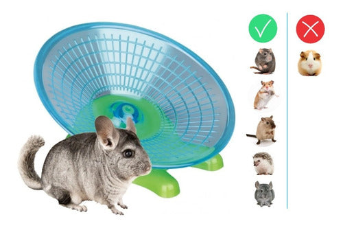 Trixie Exercise Wheel for Chinchillas, Gerbils, and Hedgehogs 0