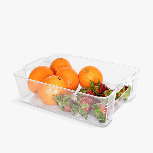 Stackable and Nestable Fridge Organizer Set of 3 by Colombraro 3