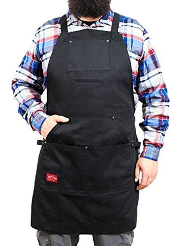 Jaycee Grillin & Chillin Professional Grade Barbecue, Grill, Chef Apron 0