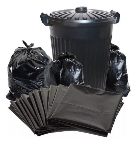 Sanimar Black Waste Bags 90x120 cm - Pack of 50 1