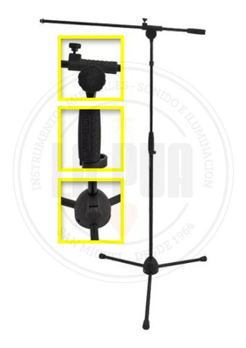 PRO-LOK Professional Heavy Duty Boom Microphone Stand PMB760 2