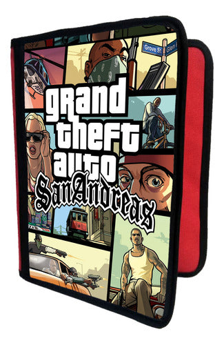 A4 Folder + Sublimated GTA San Andreas Case T62 0