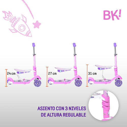 Bipo 2 in 1 Scooter with Lights and Brake Tivbk 4