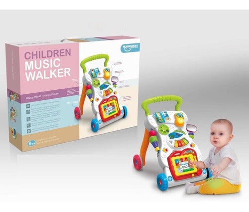 Educational Walking Toy with Piano Slate Light & Sound 3