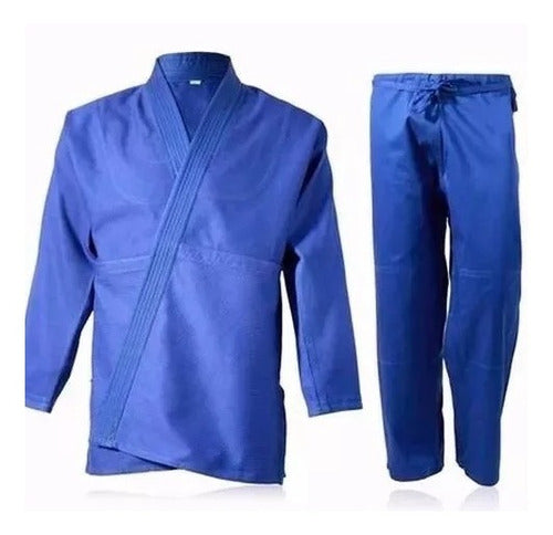 Shiai Judogi Shiai Heavy Weave Blue Sizes 0 to 3 Judo Uniform 0