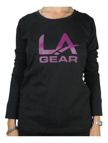 LA Gear Long Sleeve Lali LS Tee for Women - Black 0