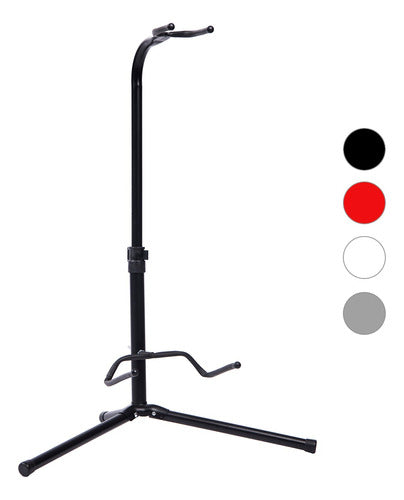 Adjustable Guitar and Bass Floor Stand by SIMISOL - Music Instrument Stand for Electric, Acoustic, Classical, and Bass Guitars 6