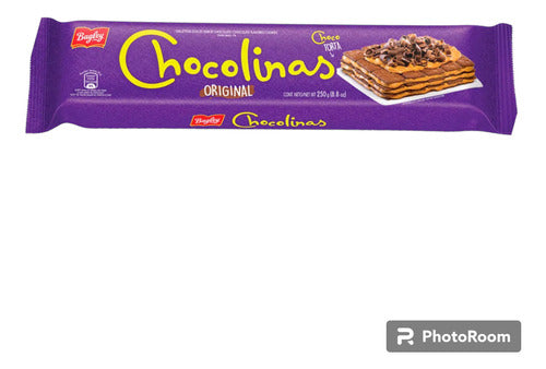 Bagley Galletitas Chocolinas 250 Gramos X 18 Unidades 0