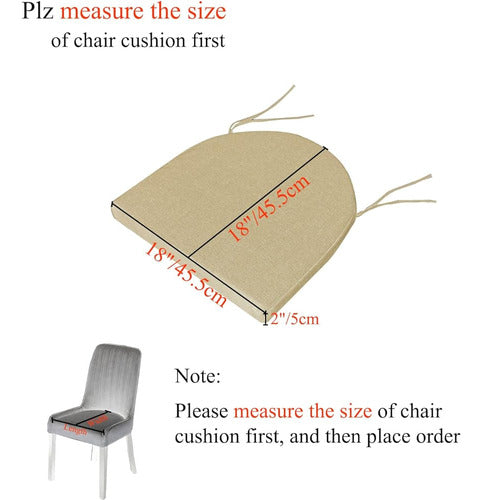 ~? Micushion Chair Pads 18x18 Pulgadas Para Sillas De Comedo 1