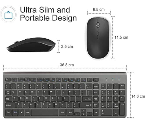 J Joyaccess - Wireless Keyboard and Mouse Combo 4