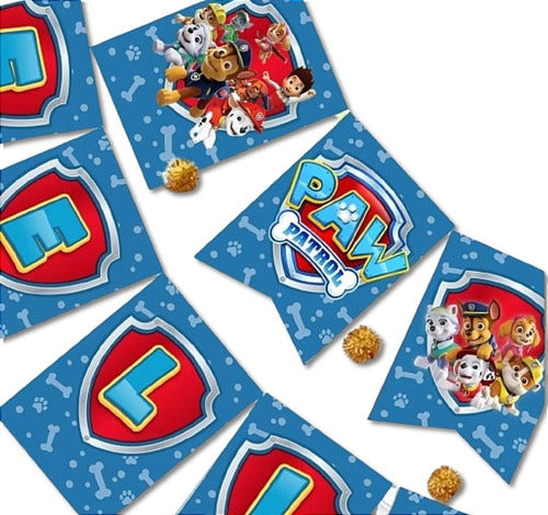 Paw Patrol Customized Banners with Drawings or Names 0