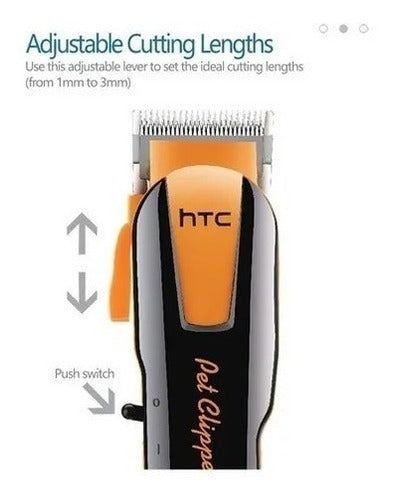 HTC Pro Professional Dog Hair Clipper for Pets 1