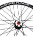 Mundomotos - 28-Inch Road Bicycle Wheel Set - Black 2