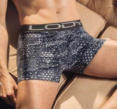 Lody Men Printed Cotton Boxer Shorts for Men 27