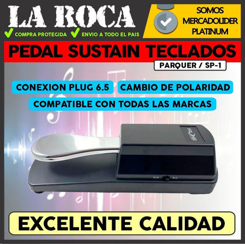 Pedal Sustain Piano Teclados Todas Marcas 2