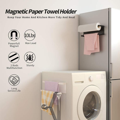 YJSMO Magnetic Paper Towel Holder for Refrigerator 3