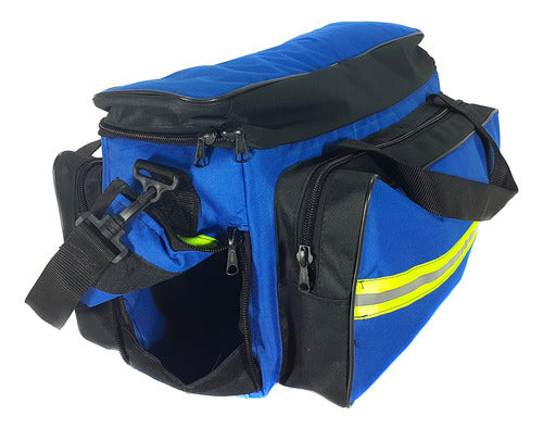 Bomberomanía Blue Aerial Bag with Reflectives 1