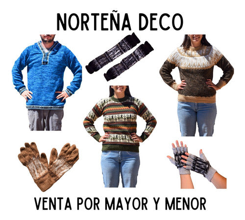 Norteña Deco Unisex Alpaca Wool Sweater 3