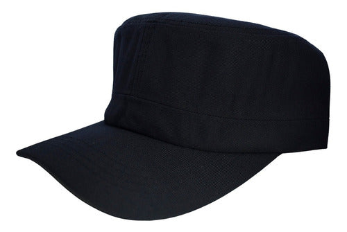 Black Short Brim Cap 8