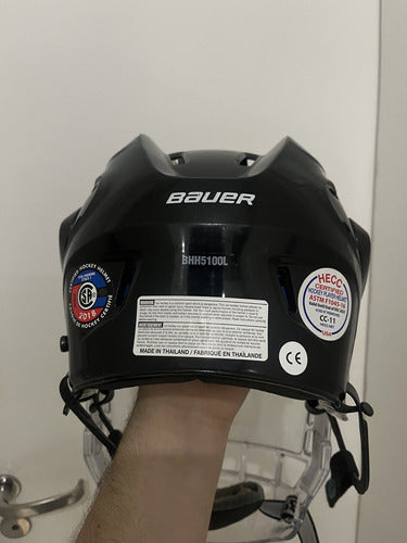 Capacete Bauer Seminovo Bhh5100l E Viseira Concept 3 1