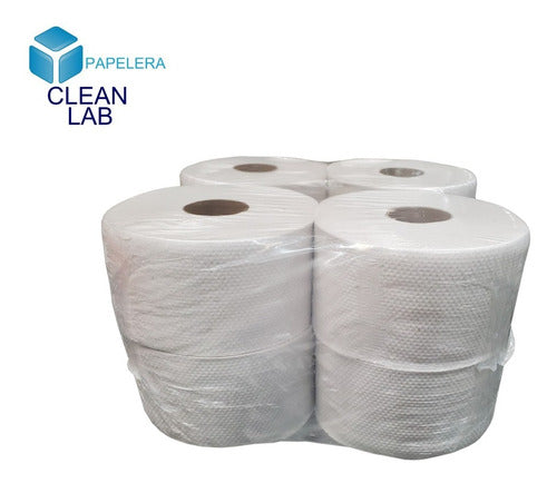 CLEAN LAB Jumbo Toilet Paper Cone Small 300x8 White 2