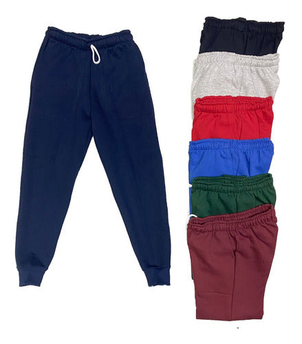 Lalo Landa Jogging Pants with Cuff 4 to 16 Double Fleece School Colors 0