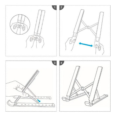 Nhome Adjustable Laptop Computer Stand 5