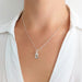 925 Silver Initial Letter Necklace 29