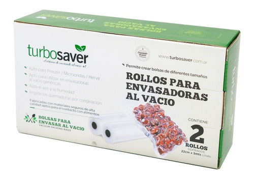 Turbosaver TS1200 Vacuum Sealer + 2 Rolls 5m Pack 5