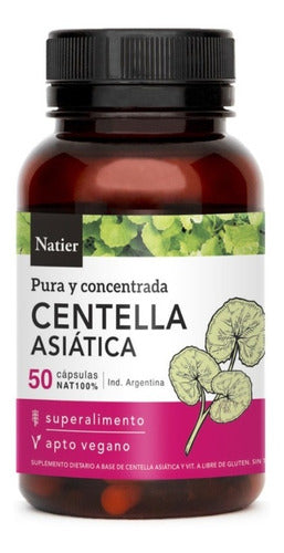 Natier Centella Asiatica - 50 Capsules 0