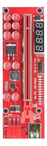 GYH Riser Ver 013 Pro PCI-e 1x 16x USB 3.0 + Temperature Display 2