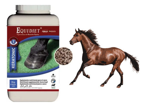 EQUIDIET Keratonic Horse Hoof Supplement 3kg 0