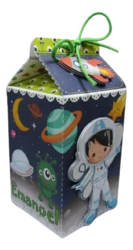 10 3D Astronaut Milk Box by [Brand Name] 0