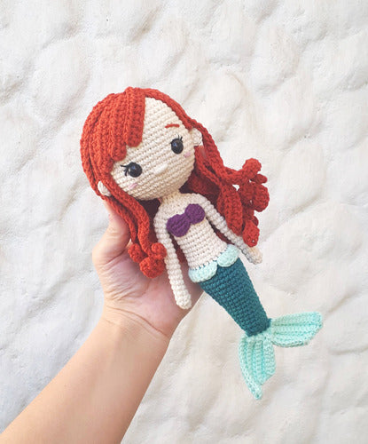 Handmade Ariel The Little Mermaid Disney Amigurumi Doll - Pipelino 4