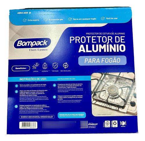 Asson Protector Aluminio Para Hornallas X 8 2