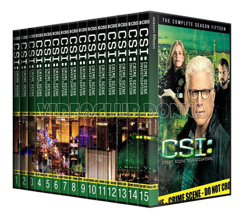 Csi Las Vegas Dvd Importe Por Temporada Latino Crime Scene 0