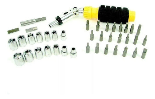 Aiwa Screwdriver Set Phillips Pala Kit 41 Pcs Criquet Tubes 6