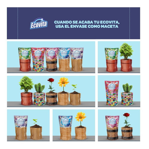 Suavizante Para Ropa Fragancia Ecovita Doy Pack 900 Ml 1