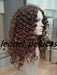 Natural-Looking Long Synthetic Curly Wig 4