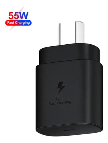 55W Fast Charger + C Cable for Samsung S23/ Plus/ Ultra 4