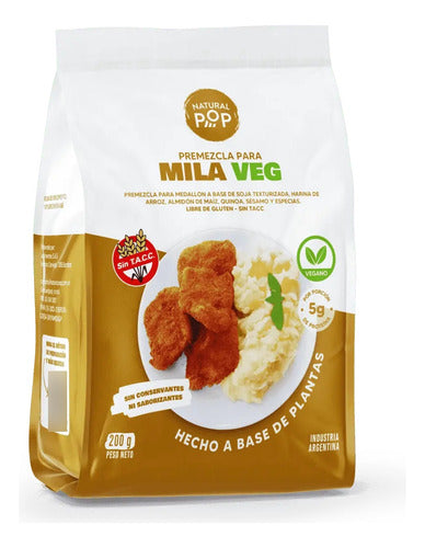 Natural Pop Mila Vegan Gluten-Free Mix - Pack of 6 0