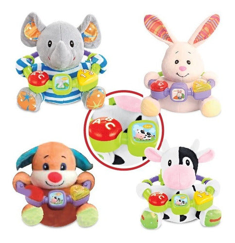 Zippy Toys Musical Plush Toy with Lights and Shapes 3